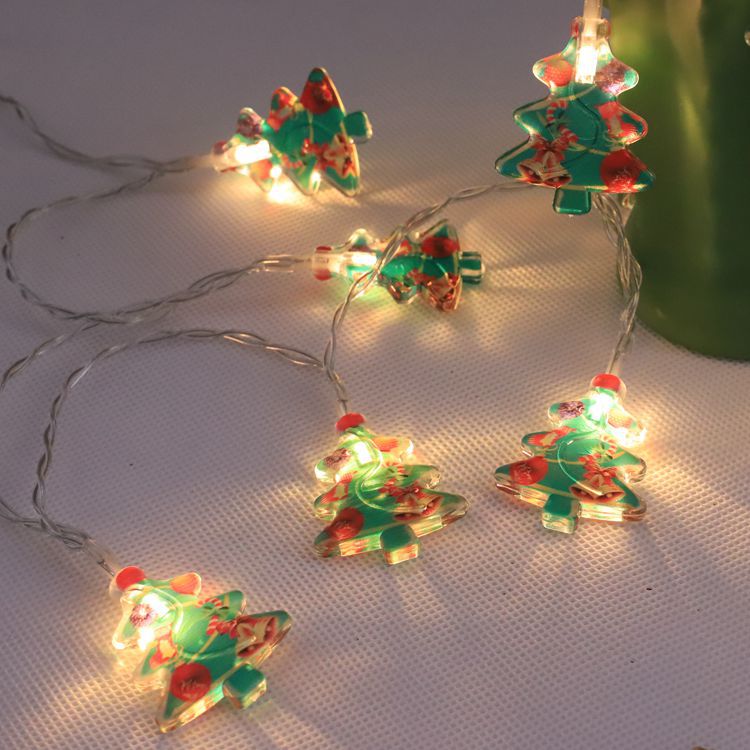 Battery LED Snowman Light String