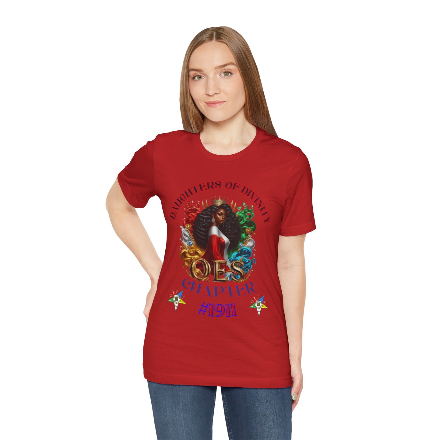 Daughters of Divinity Unisex Jersey Tee - OES Chapter #1911