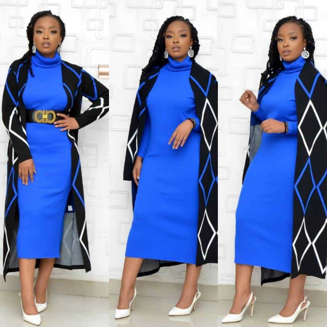 Women's Knitted Sweater Dress