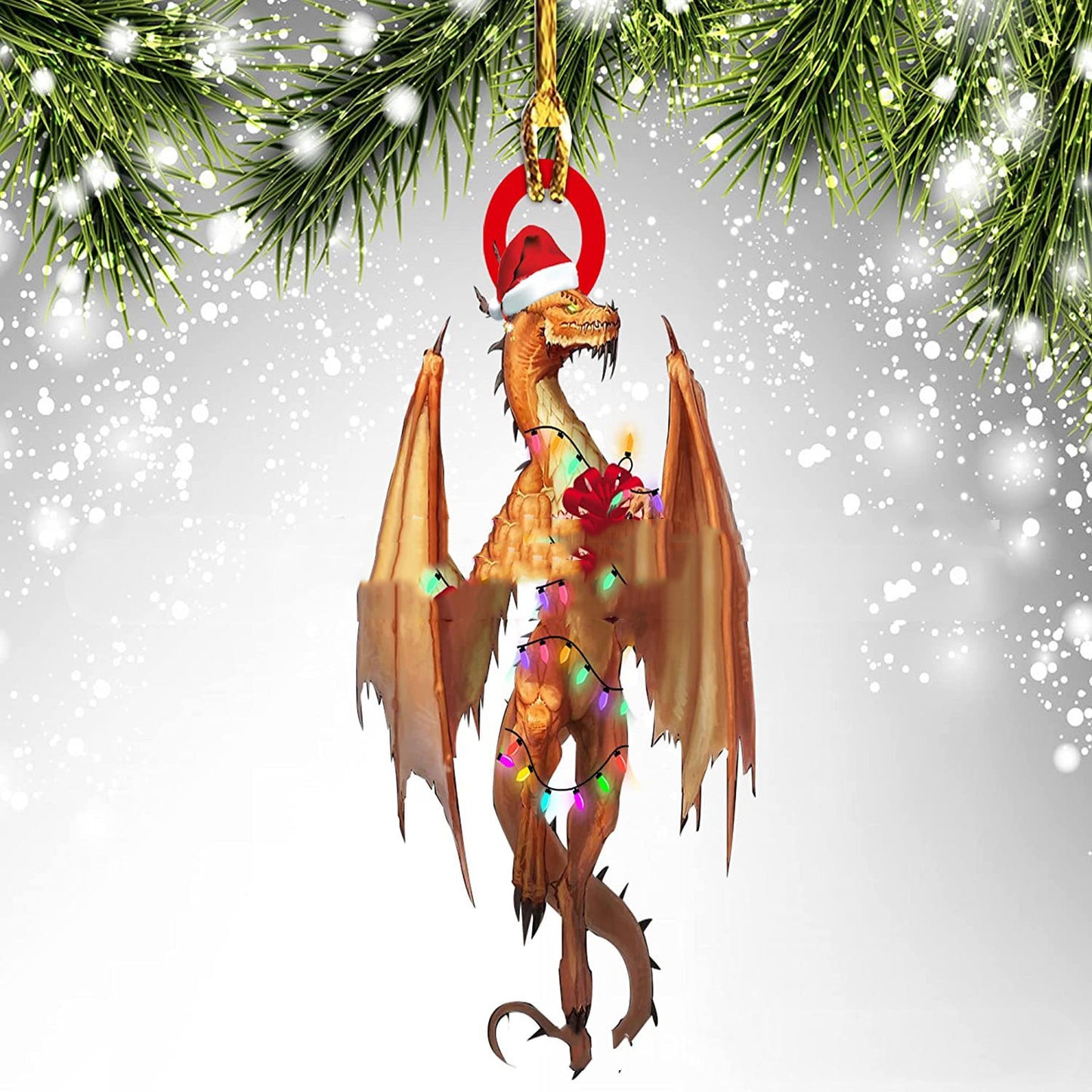 Dragon Christmas Ornament