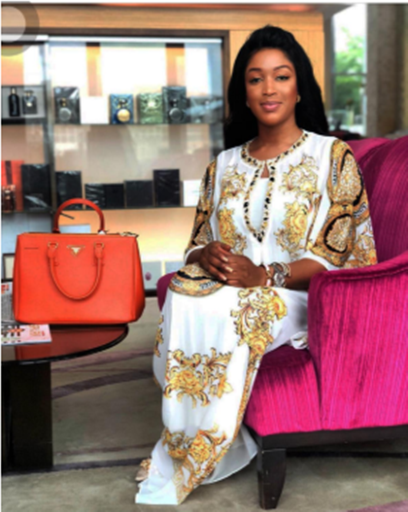 African Print Loose Long Skirt
