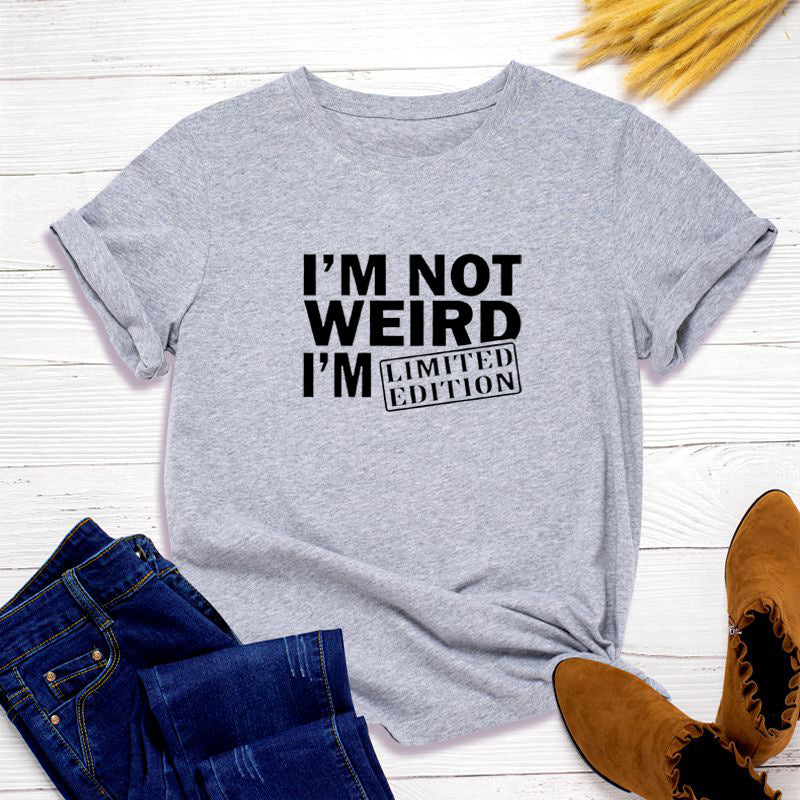 Loose Round Neck Short-Sleeved T-Shirt