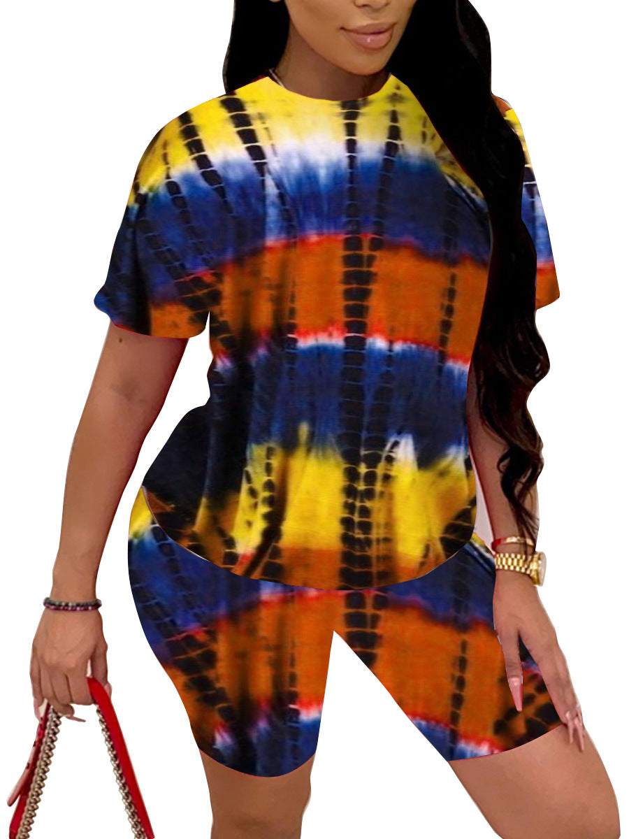 Tie-Dye Printed Short Set