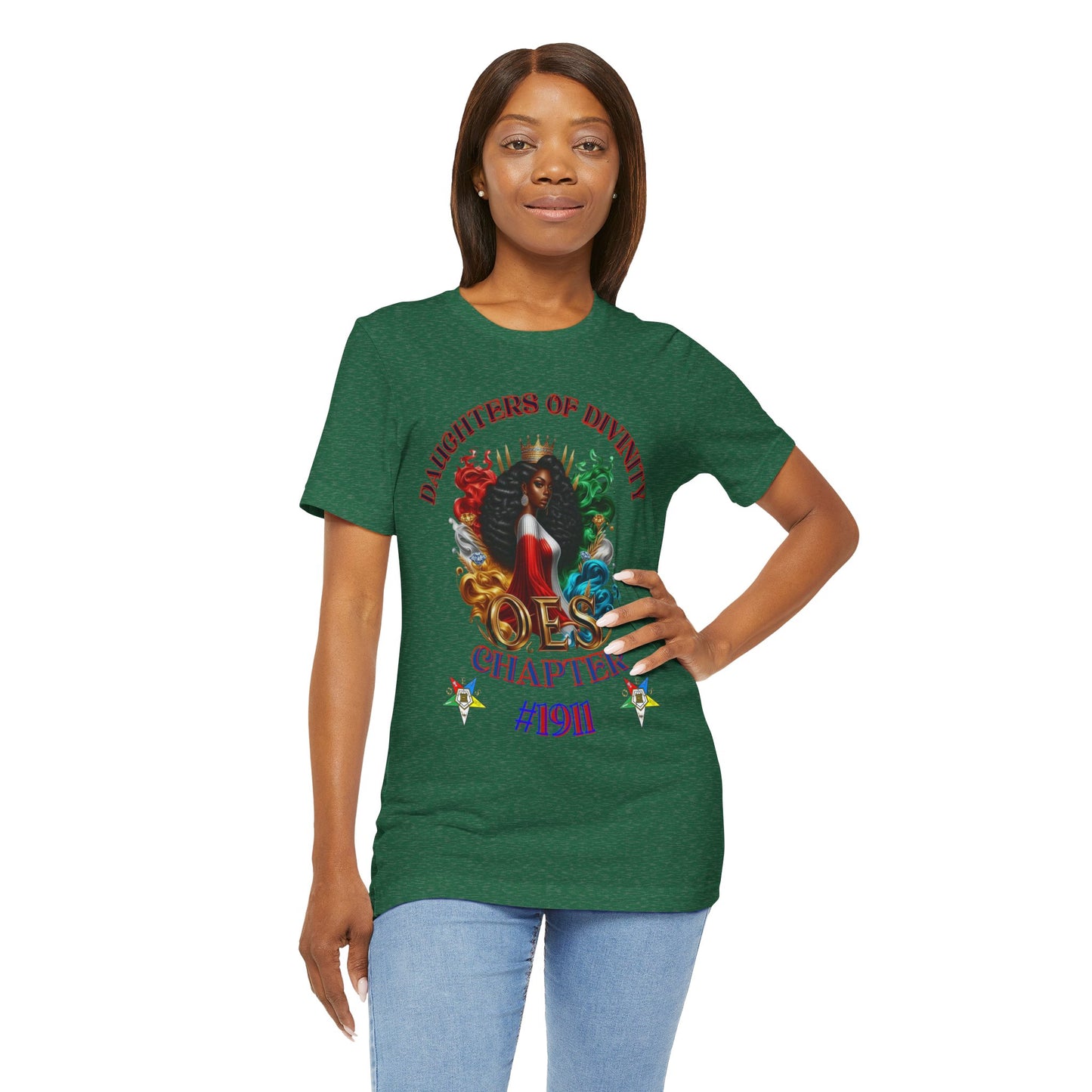 Daughters of Divinity Unisex Jersey Tee - OES Chapter #1911