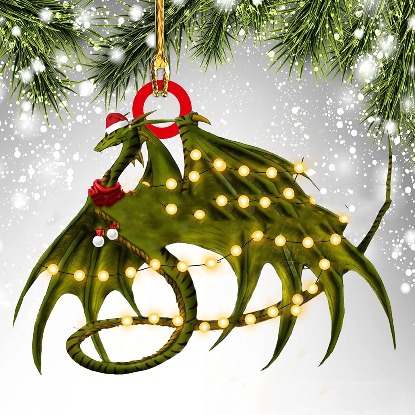 Dragon Christmas Ornament