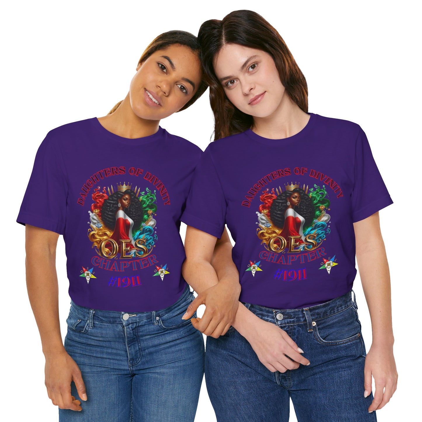 Daughters of Divinity Unisex Jersey Tee - OES Chapter #1911