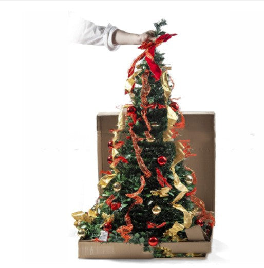 Retractable Christmas Tree With Ornaments