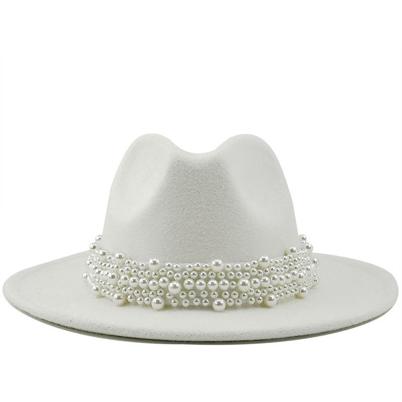Women's Pearl Top Hat