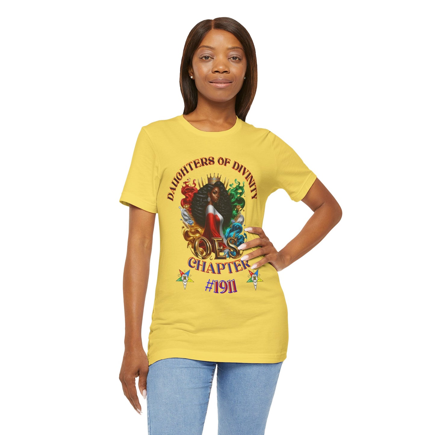 Daughters of Divinity Unisex Jersey Tee - OES Chapter #1911