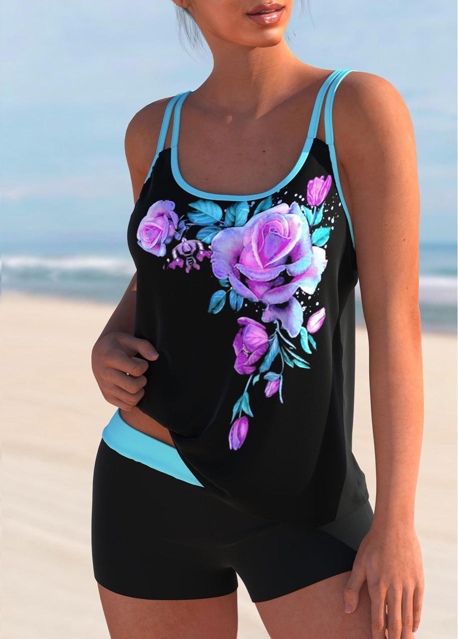 Women's Creative Multicolor Printed Swimsuit