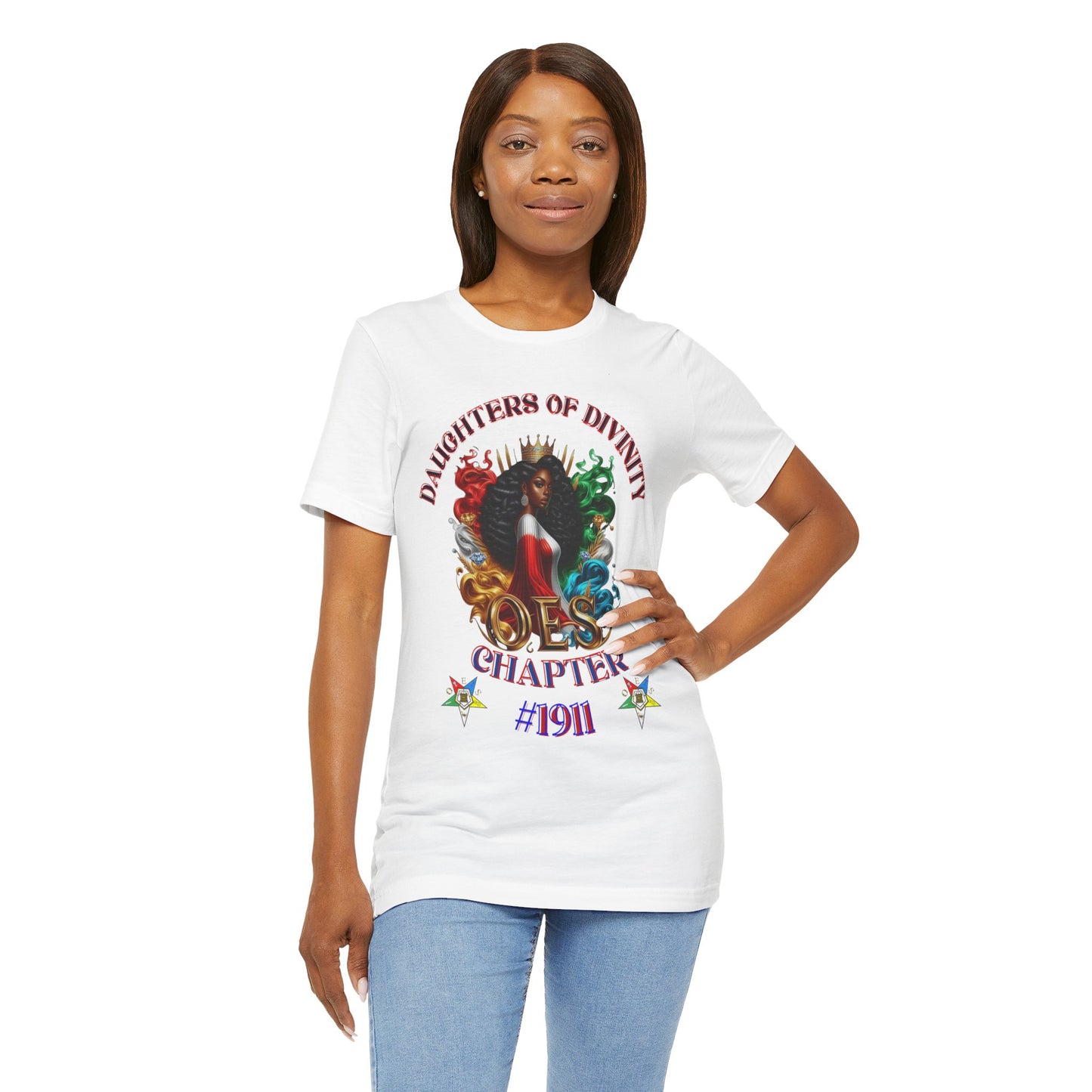 Daughters of Divinity Unisex Jersey Tee - OES Chapter #1911