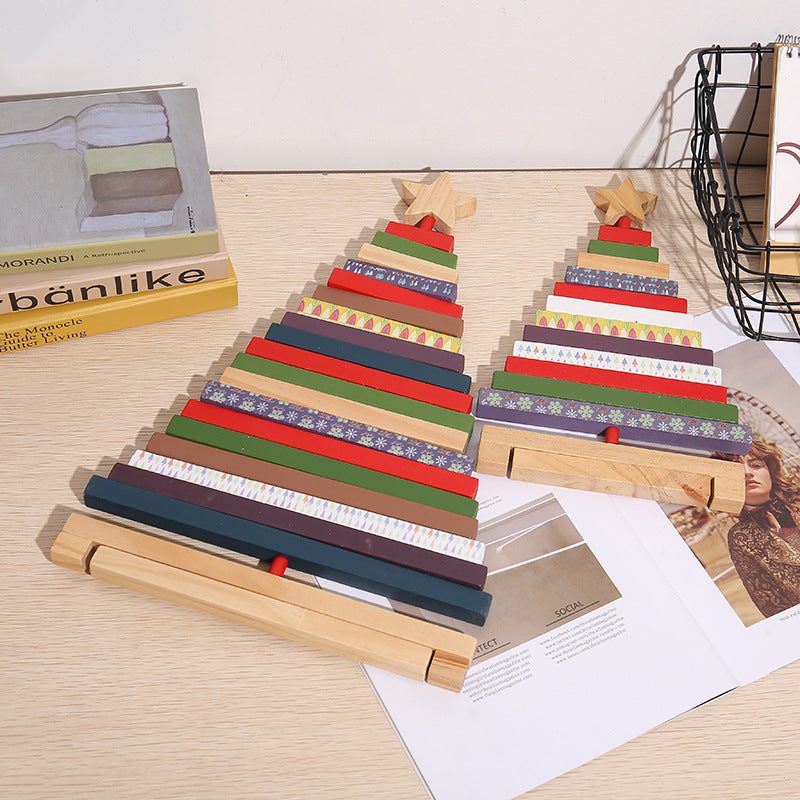 Desktop Christmas Building Blocks Decorations