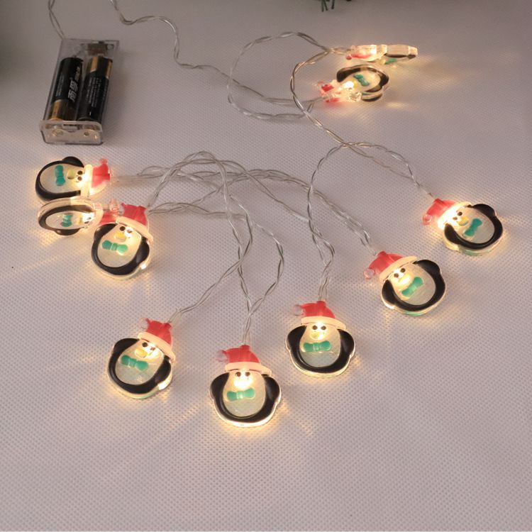 Battery LED Snowman Light String