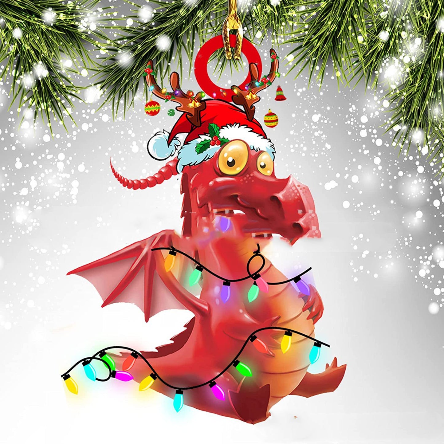 Dragon Christmas Ornament