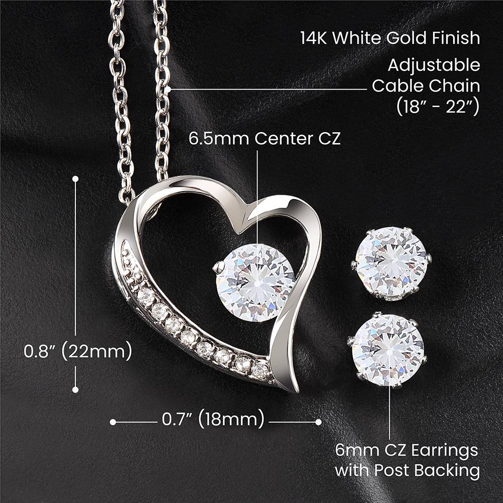 Forever Love Necklace & Earrings