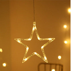 LED Star String Lights Christmas Curtain Lights