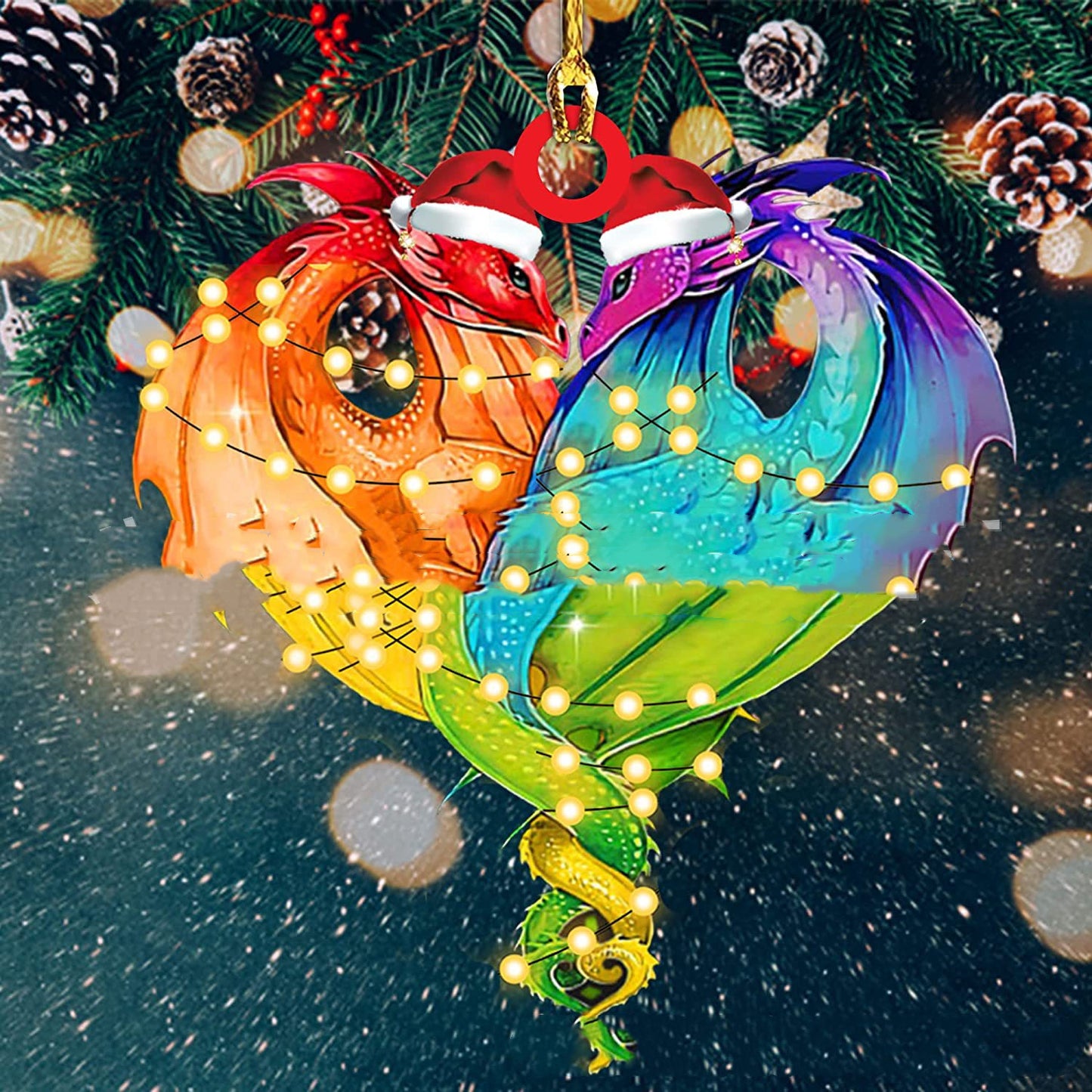 Dragon Christmas Ornament