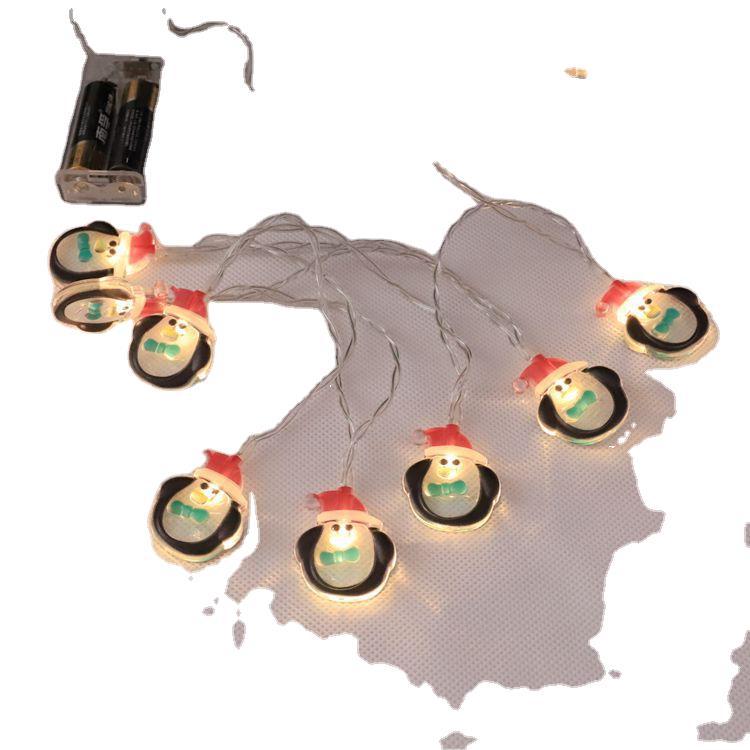 Battery LED Snowman Light String