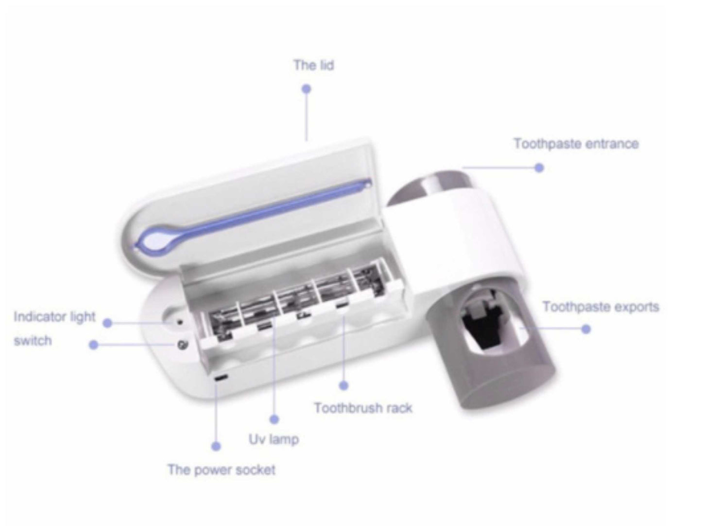 Toothbrush Holder & Dispenser