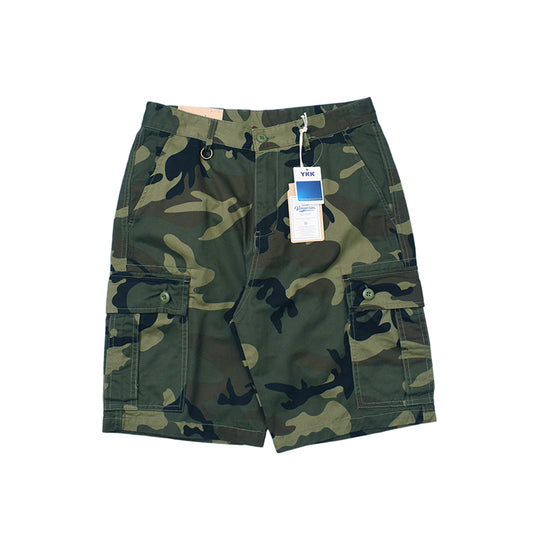 Small Group Retro Vintage Washed Work Shorts