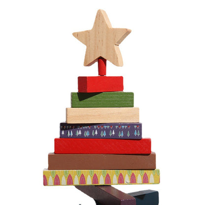 Desktop Christmas Building Blocks Decorations