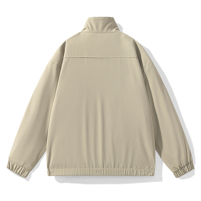 Men's Thin Windproof Youth Solid Color Jacket