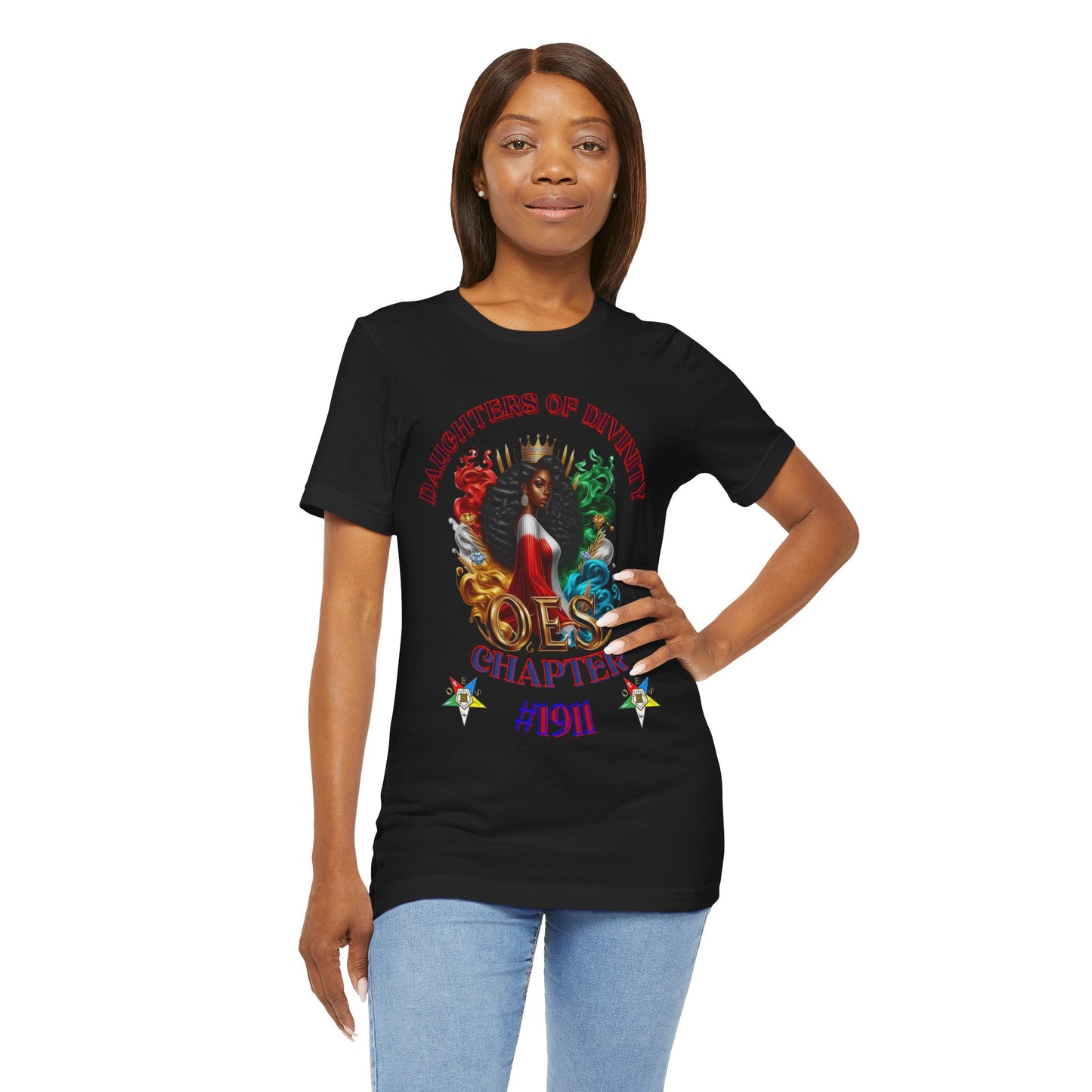 Daughters of Divinity Unisex Jersey Tee - OES Chapter #1911