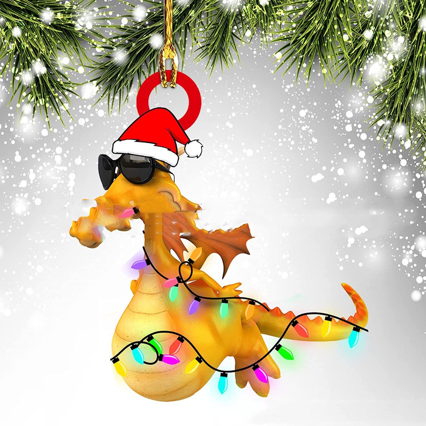 Dragon Christmas Ornament