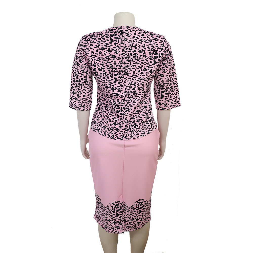 Two-Piece Plus Size Dress Suit