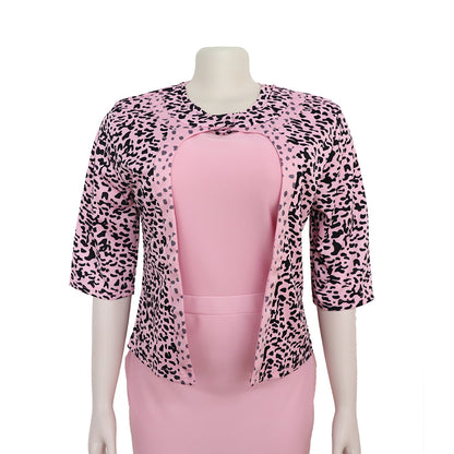 Two-Piece Plus Size Dress Suit