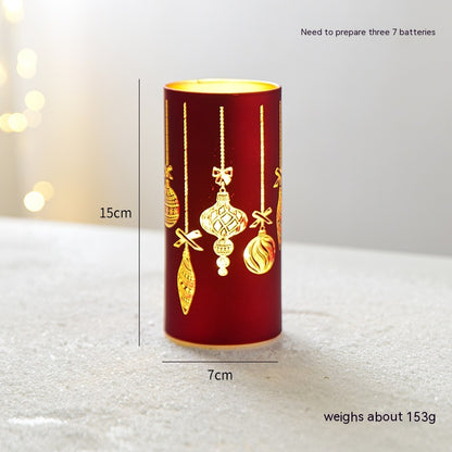 Luminous Glass Desktop Christmas Decorations