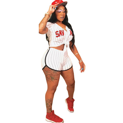 Baseball Themed Short Set
