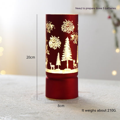 Luminous Glass Desktop Christmas Decorations
