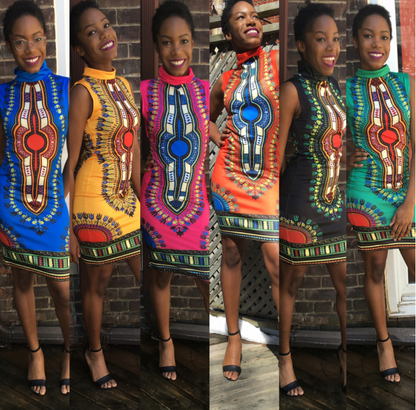 Ethnic Print Dress