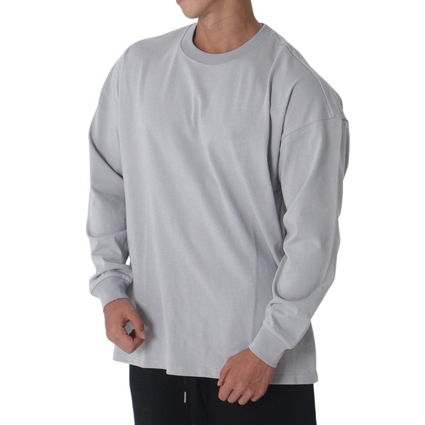 Men's Loose Fitting Fitness Casual Sportswear Long Sleeved T-shirt