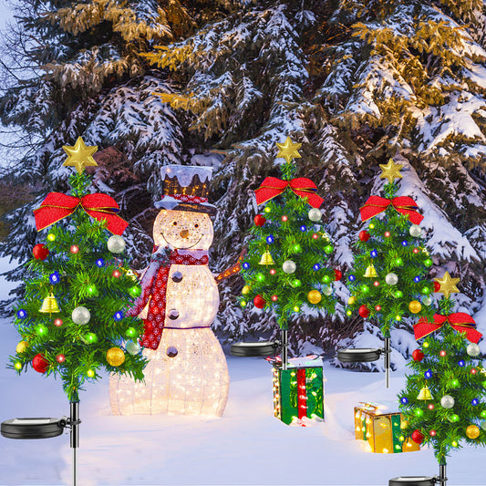 Outdoor Solar Christmas Tree