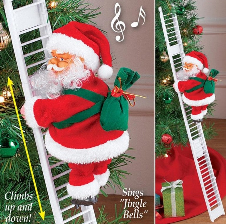 Climbing Santa Claus