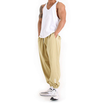 Men's Training And Running Loose Sports Pants