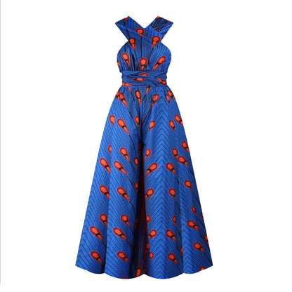 Printed Wide-Leg Jumper