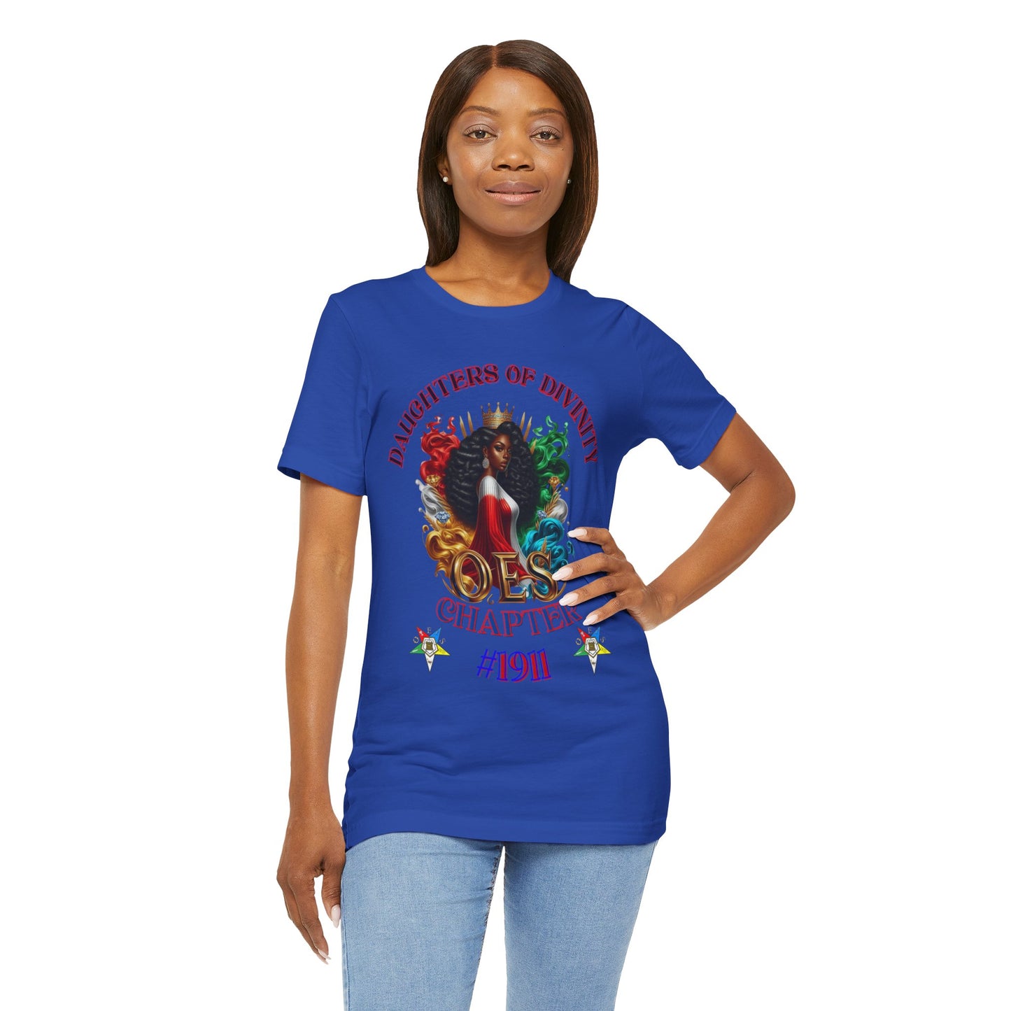 Daughters of Divinity Unisex Jersey Tee - OES Chapter #1911