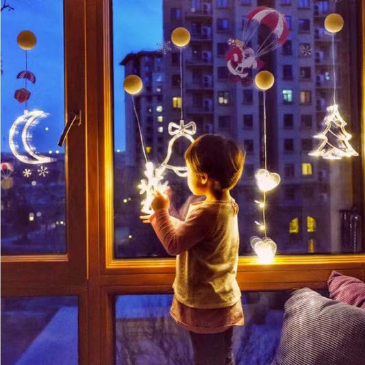 LED Star String Lights Christmas Curtain Lights