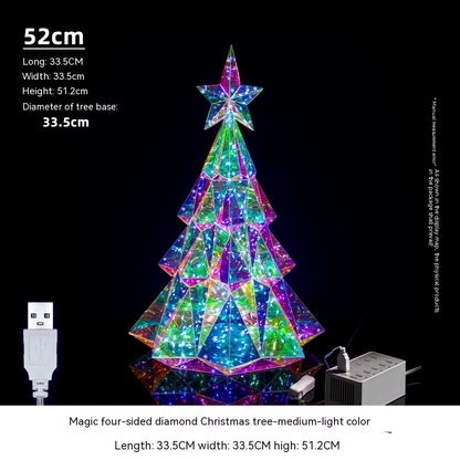 Colorful Luminous Christmas Tree