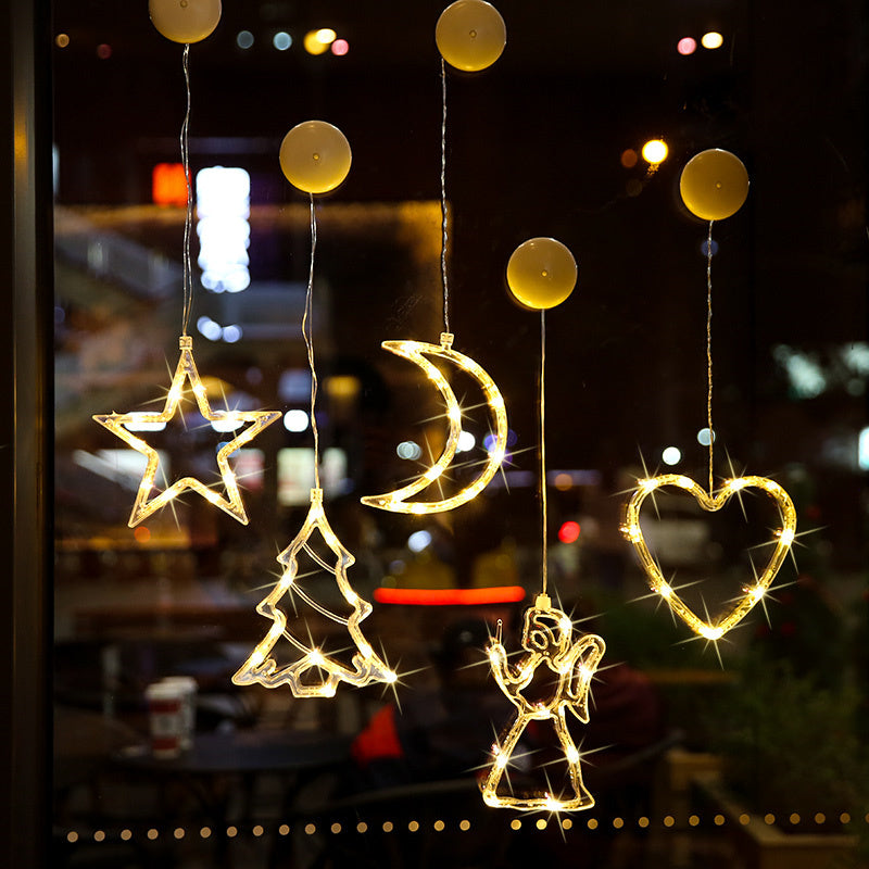 LED Star String Lights Christmas Curtain Lights