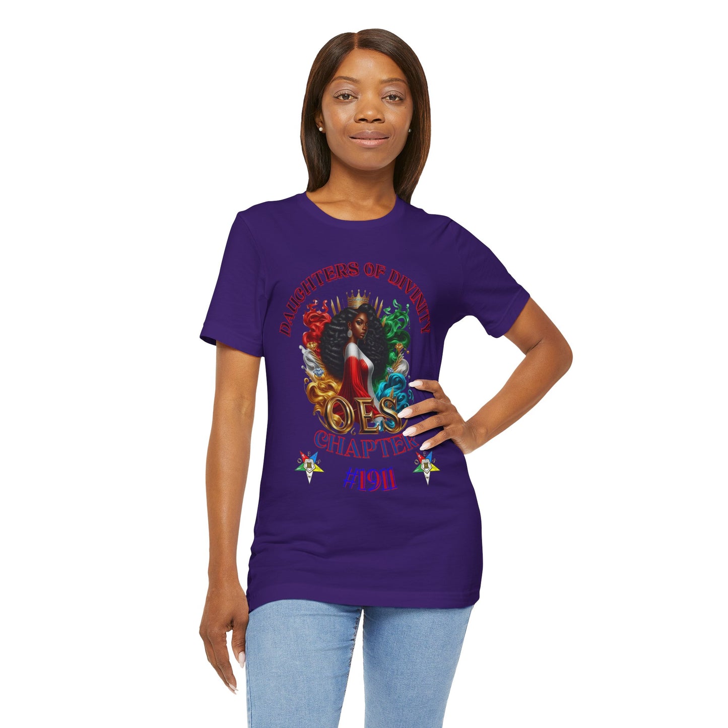 Daughters of Divinity Unisex Jersey Tee - OES Chapter #1911