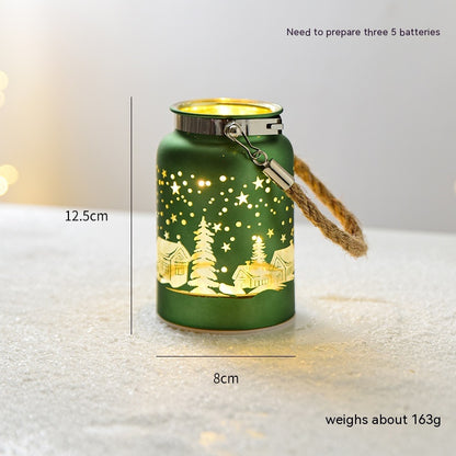 Luminous Glass Desktop Christmas Decorations