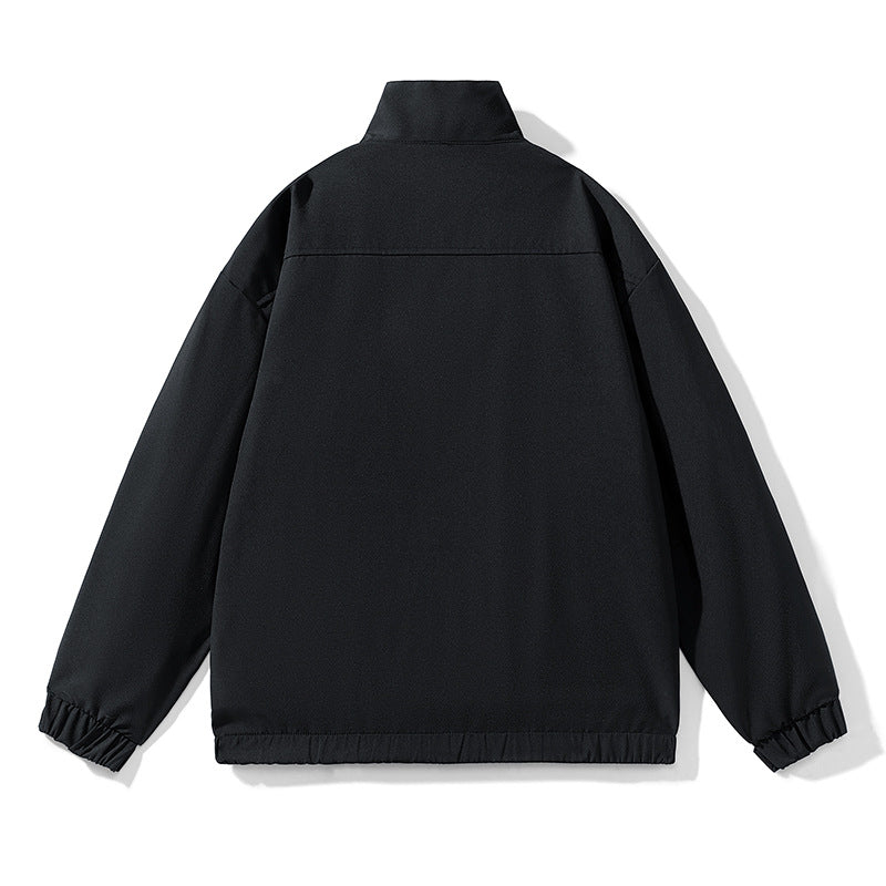 Men's Thin Windproof Youth Solid Color Jacket