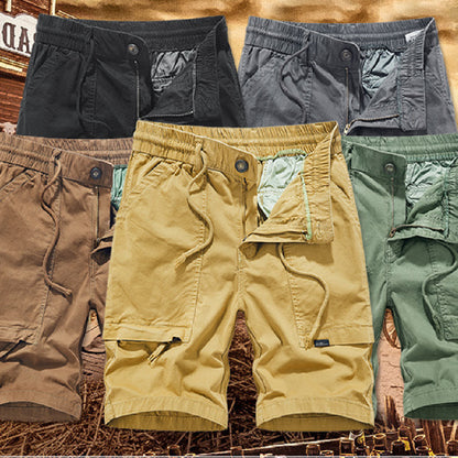 Workwear Shorts Men's Summer Mountain Camping Stretch Pants