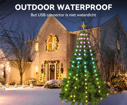 Color Outdoor Christmas Tree Lights