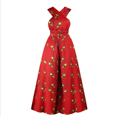 Printed Wide-Leg Jumper