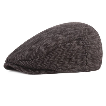 Men's British Style Herringbone Beret